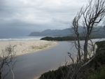 new lagoon and prion beach south coast walk